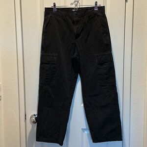 RSQ Baggy Black Cargo Pants